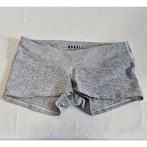 NOBULL Low-Rise Plush Heather Short 2" - White Heather - Size S